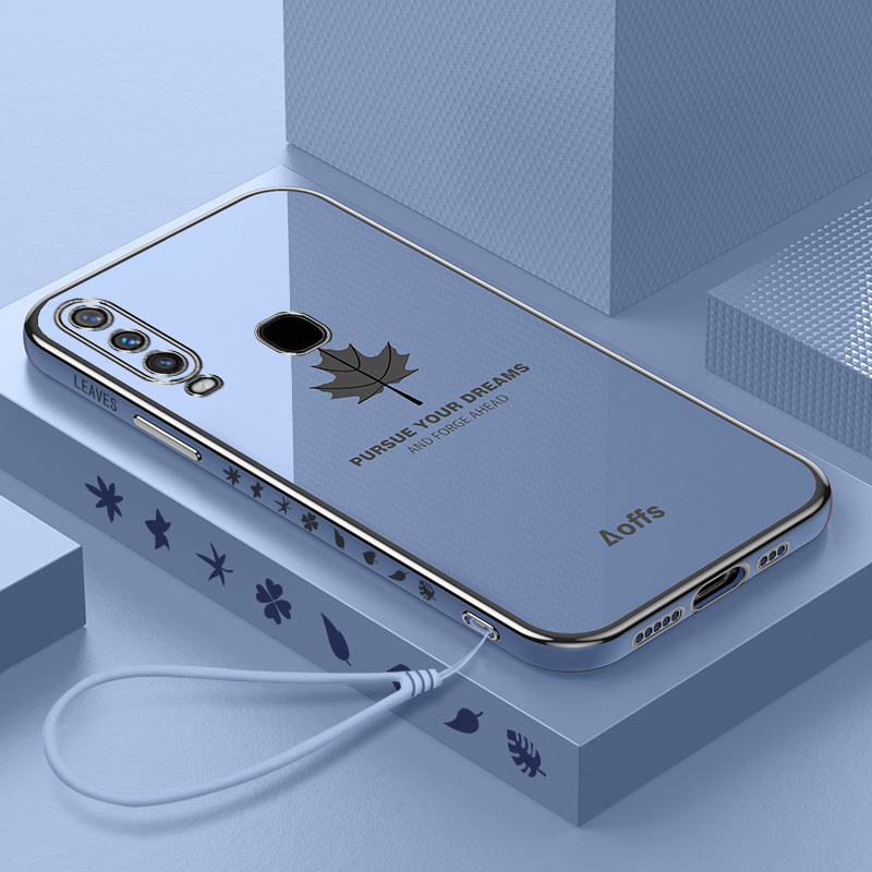 枫叶vivo保护套直边新款手机壳