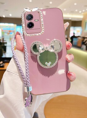vivoiqooz6x时尚化妆镜手机壳女