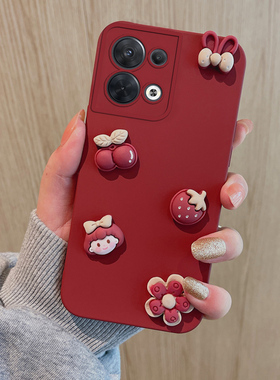 适用OPPOReno8手机壳PGBM10全包防摔0pporeno8pro 5G曲屏opoprano8镜头保护套opoopreon8个性por可爱PGAM10