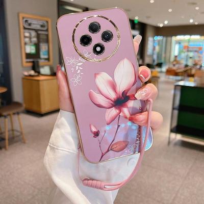 oppoA3iplus手机壳百合花轻奢女