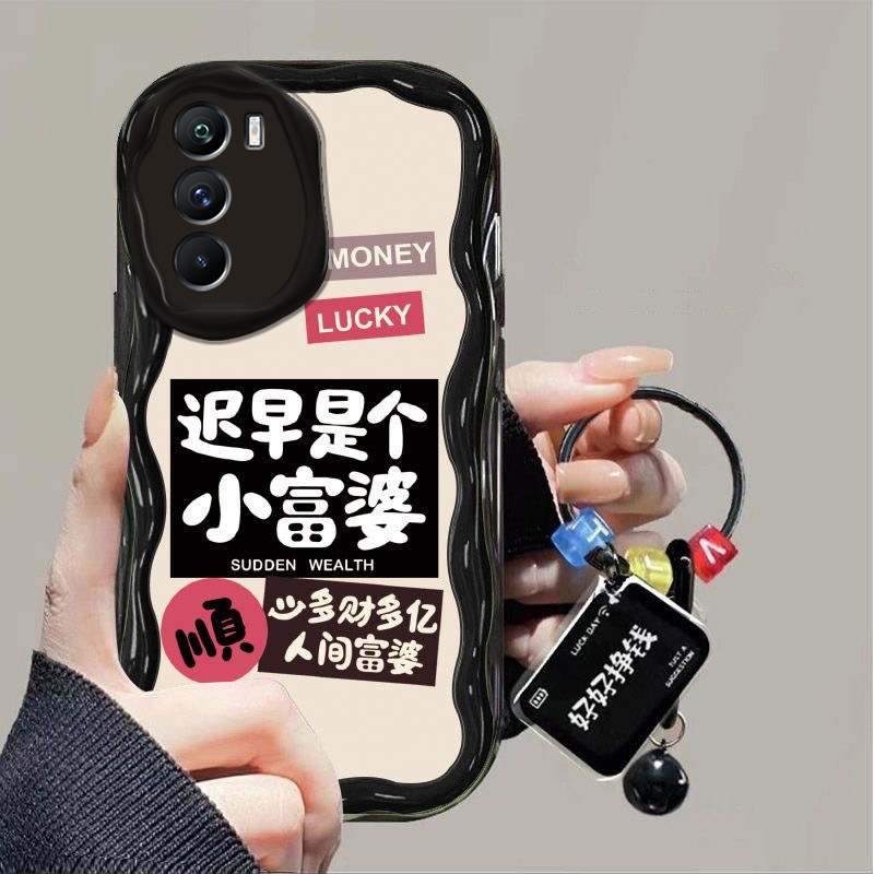 opporeno12硅胶可爱小富婆手机壳