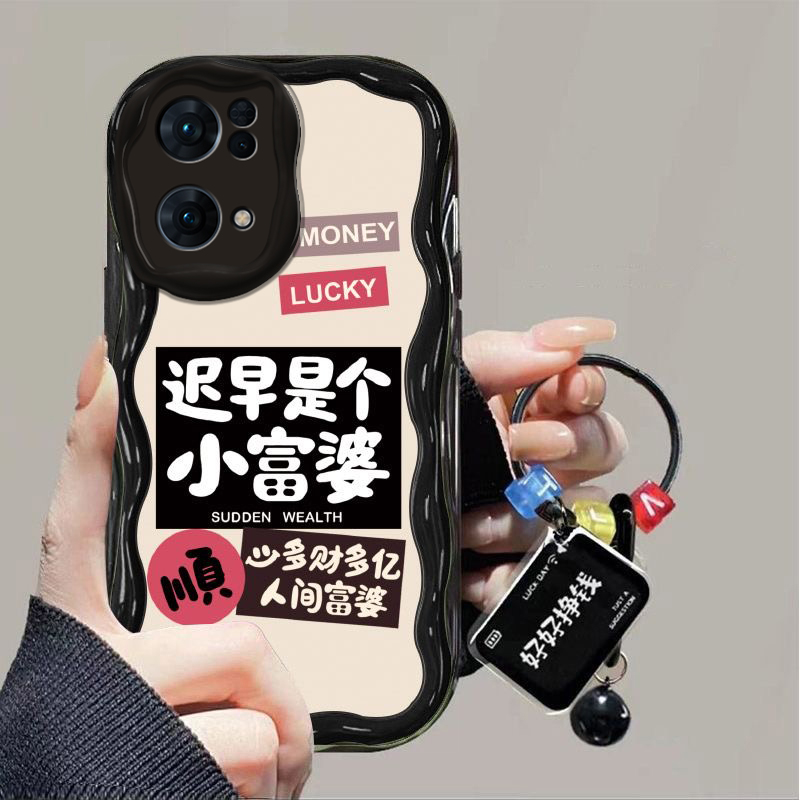 opporeno7pro硅胶可爱手机壳