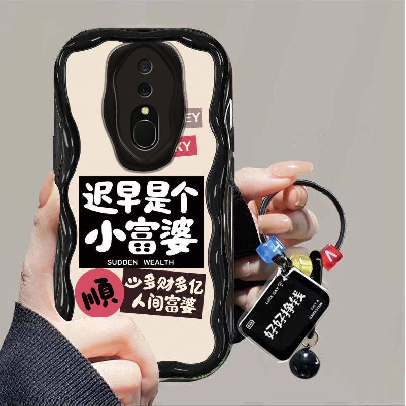 oppoA9硅胶可爱小富婆手机壳防摔