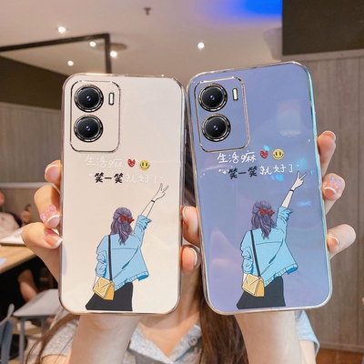 vivoy35硅胶时尚创意手机壳女款