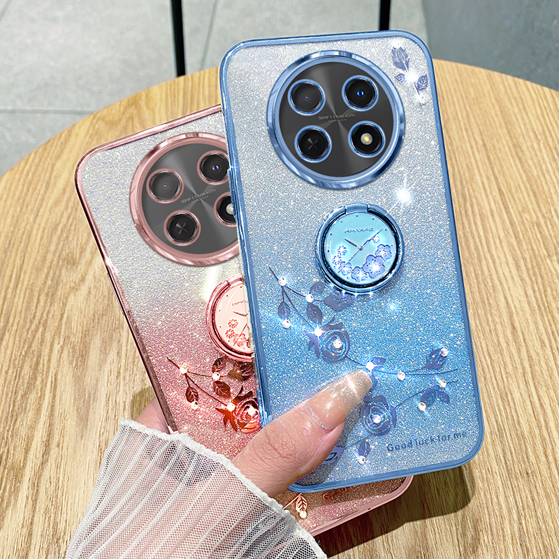 oppoa2pro硅胶网红手机壳闪粉钻