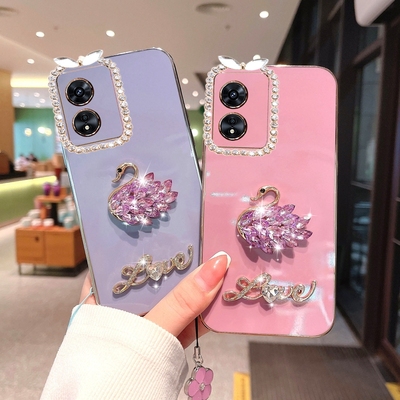 OPPOa975G硅胶网红天鹅手机壳女