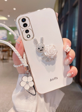 适用适用荣耀70pro+手机壳防摔HPB一AN00硅胶保护套Honor 0Pro+外壳七Opor加全包防摔SDY-AN00软壳ANOO可爱超