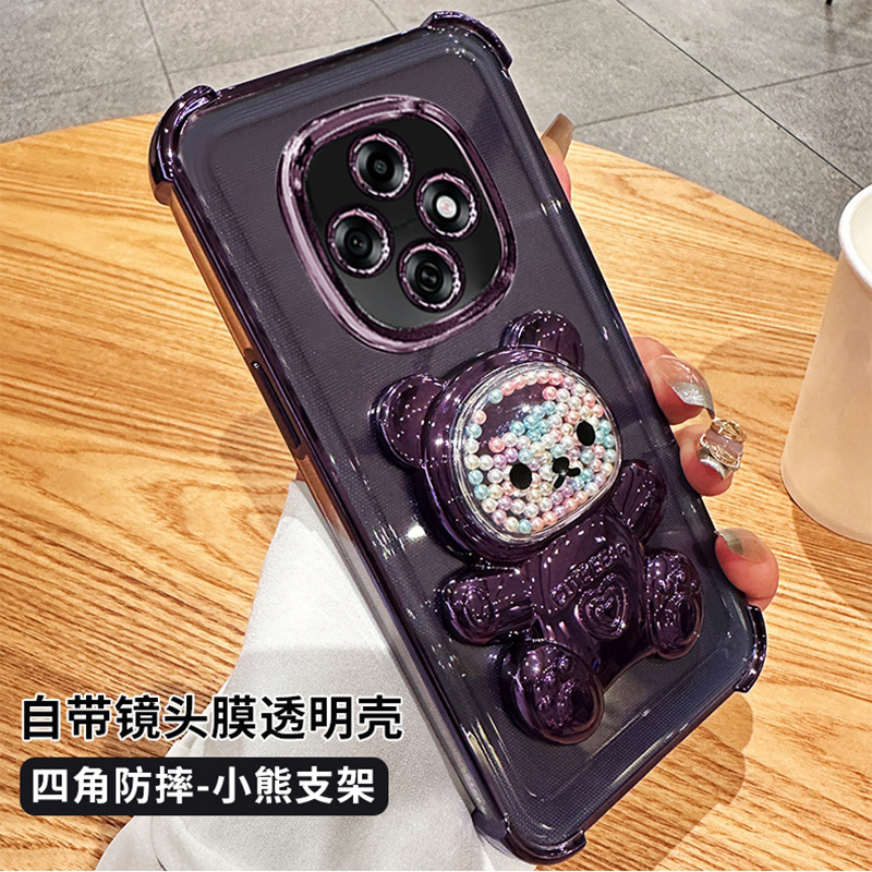 适用oppoA6pro手机壳透明带支架
