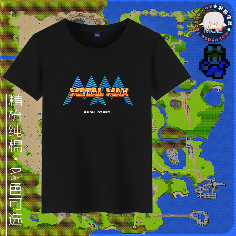 重装机兵 FC机甲战士 MM1 红狼 游戏情怀印象短袖 T恤纯棉 文化衫