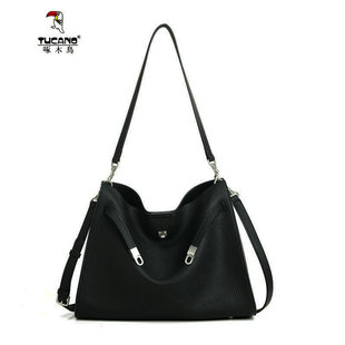 TUCANO啄木鸟女包真皮单肩包腋下包2025新款牛皮斜挎包通勤欧美潮