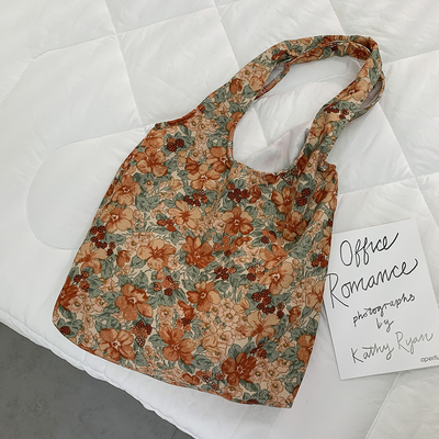 灯芯绒帆布包双层背心大容量