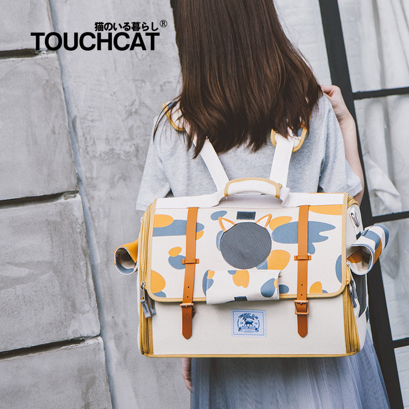 touchdog它它新款猫包狗包猫咪造型宠物外出袋子猫狗便携包包