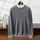 圆领毛衣大码 迪瑞羊100%纯羊绒衫 男士