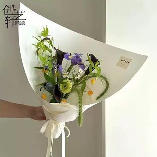 157克加厚卡纸包花硬挺纸牛皮包装纸鲜花花束材料花艺手工diy资材