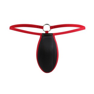 男士丁字裤男式性感内裤立体罩杯U凸显大防走光内裤护垫单丁字裤