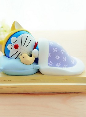 【葵】艾影授权INPLAY正版萌睡机器猫睡觉哆啦A梦 手机座车载摆件