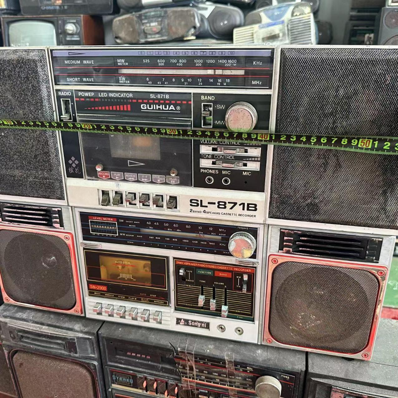 老式收音机录音机老物件