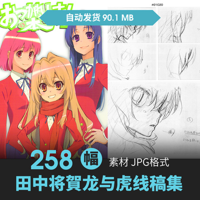 龙与虎分镜头设定集CG原画插画册动漫游戏手绘线稿高清美术素材