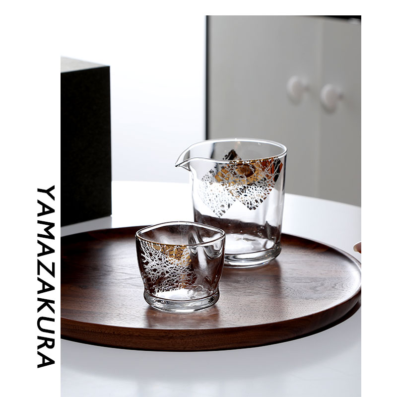 中古杯津轻金箔金罗凛茶杯酒杯