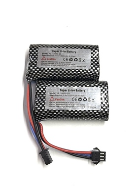 7.4V 18650电池组1300mah SM3P莽牛MN78遥控车MN82升级电池配件