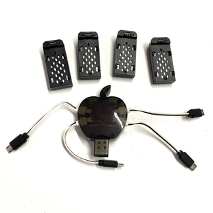 适用4D V8飞行器电池3.7V充电器零配件 V8遥控FPV四轴无人机4DRC