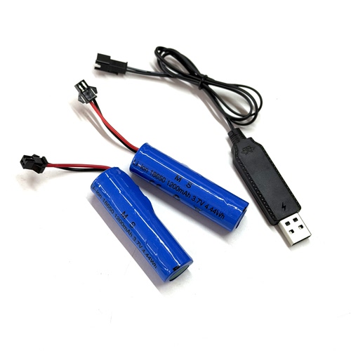 4D MACHINE遥控挖掘机4DRC E1玩具电池1200毫安时18650电池配件