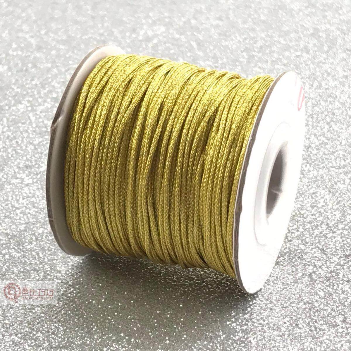 X1 NO. 72 GOLD AND SILVER WIRE A JADE WIRE GOLD AND SILVER 0.8 1MDIY HAND-BRAIDED ROPE MATERIAL WRAPPING LINE LITERARY HAND ROPE LINE