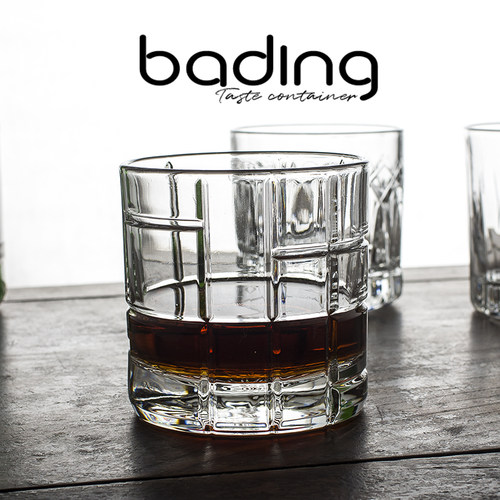 无铅玻璃酒吧威士忌加冰烈酒杯子