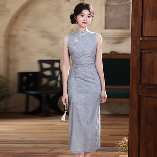 新中式年轻款绝美无袖旗袍2026夏季新款日常收腰显瘦气质优雅显瘦