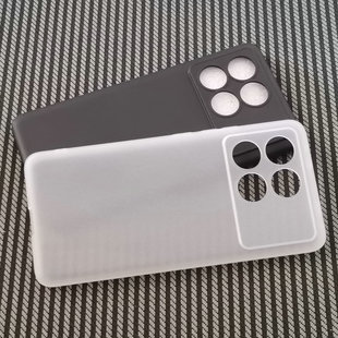 适用小米POCO F6pro手机壳保护套全包透明硅胶磨砂保护壳防刮摔TPU软壳简约