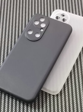 适用华为P50手机壳P50E保护套TD tech鼎桥P50全包透明硅胶磨砂保护壳防刮摔TPU软壳简约