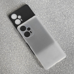 适用红米Note12 Turbo手机壳小米POCO F5保护套5G全包透明硅胶磨砂保护壳防刮摔软简约