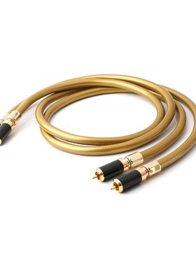 CARDAS/卡达斯5C无氧铜发烧级音响音频信号线双RAC插头莲花过机线