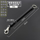 可伸缩电话线钥匙链 工具挂件弹力绳弹簧塑 弹簧手机链塑料钥匙扣