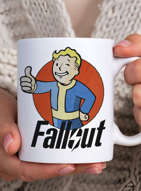 辐射VaultBoy马克杯避难所Fallout游戏周边礼物哔哔小子喝水杯子