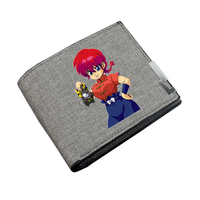 卡通钱包 动漫乱马Ranma½钱包学生零钱包男女两折短钱包
