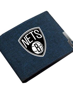 卡通钱包 NBA哈登周边钱包学生零钱包男女个性帆布短钱包