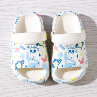 巴布豆儿童拖鞋夏季2一3岁半男童幼儿女宝宝防滑男宝婴儿小童室内