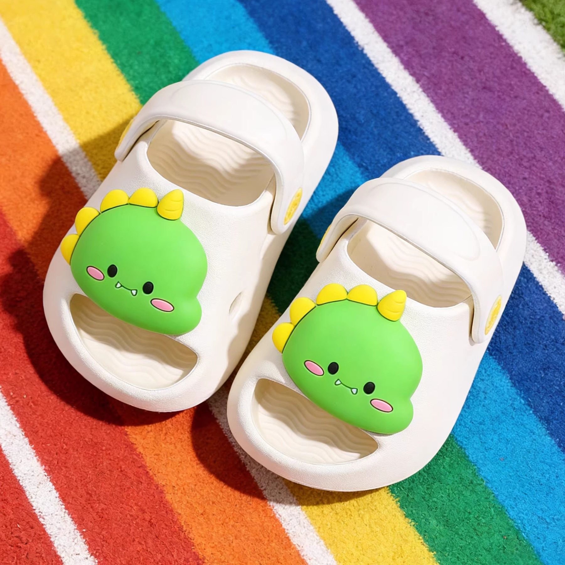 小恐龙宝宝拖鞋新款男孩夏季卡通儿童凉拖鞋居家防滑软底女童露趾,童鞋/婴儿鞋/亲子鞋,儿童凉拖鞋,淘宝优惠券,粉丝福利购,淘宝优惠卷