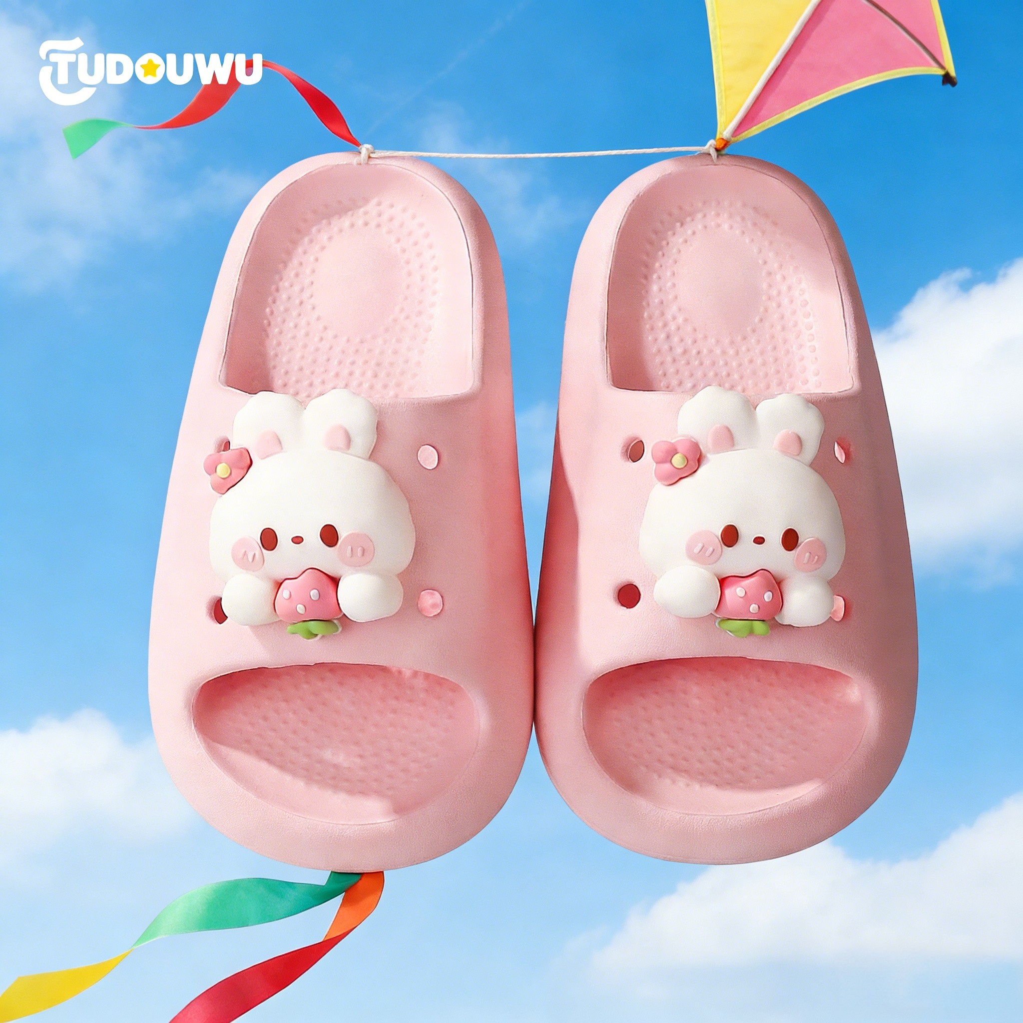 小兔子儿童拖鞋女孩男女童中大童夏季防滑宝宝凉拖鞋软底居家拖鞋,童鞋/婴儿鞋/亲子鞋,儿童凉拖鞋,淘宝优惠券,粉丝福利购,淘宝优惠卷