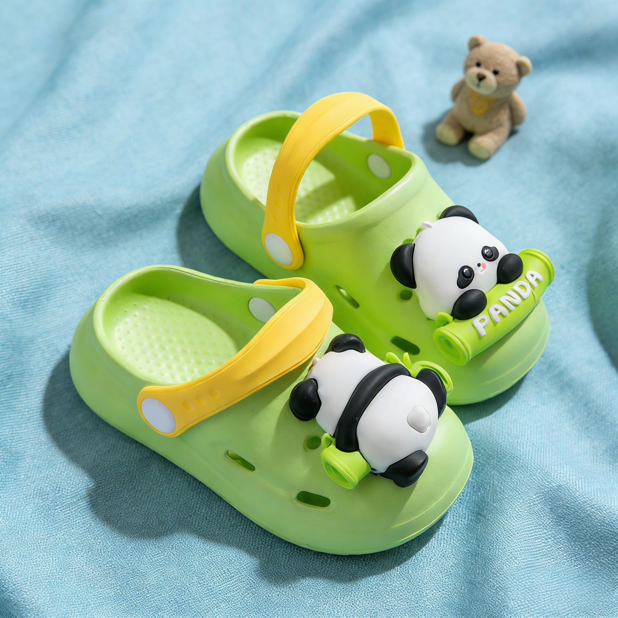 大熊猫儿童拖鞋男女童女孩防滑夏季室内洗澡可爱卡通家居沙滩凉拖,童鞋/婴儿鞋/亲子鞋,儿童凉拖鞋,淘宝优惠券,粉丝福利购,淘宝优惠卷