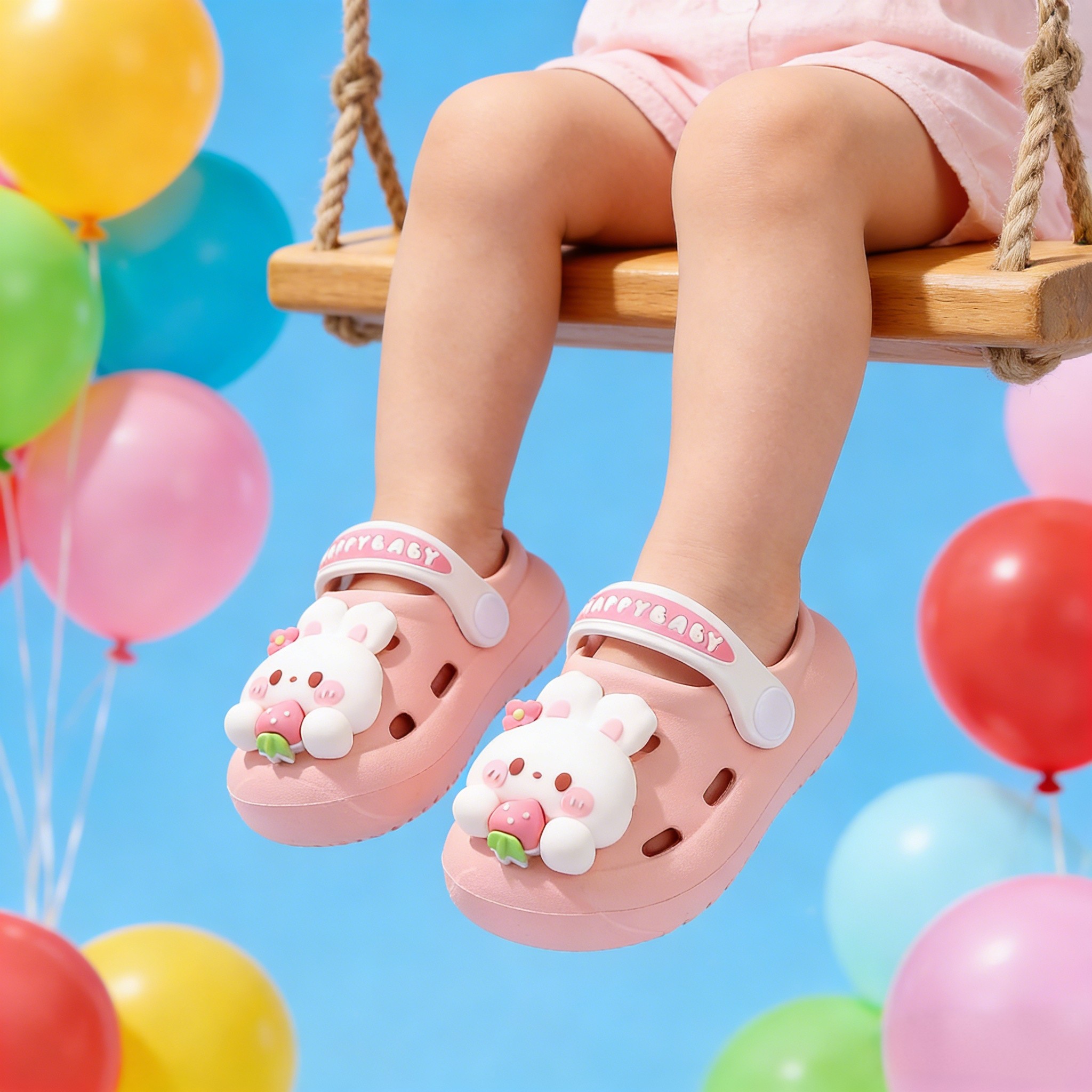 小兔子宝宝拖鞋儿童洞洞鞋男宝夏季外穿婴儿女宝防滑幼儿室内eva,童鞋/婴儿鞋/亲子鞋,儿童洞洞鞋,淘宝优惠券,粉丝福利购,淘宝优惠卷