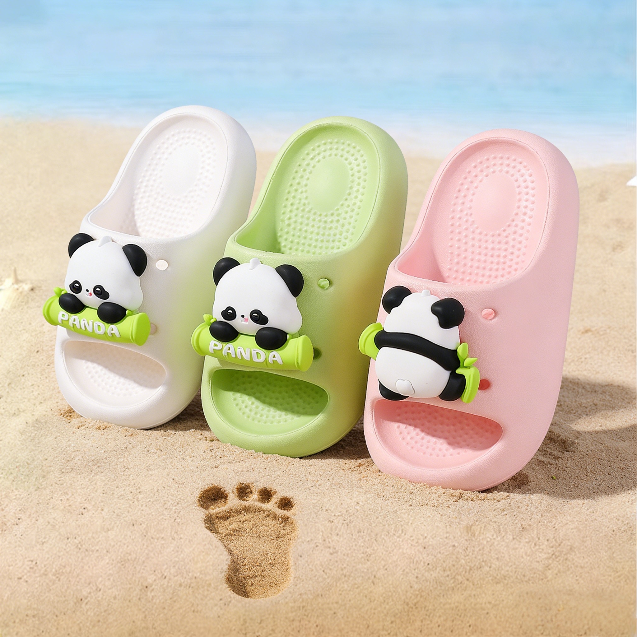 熊猫儿童拖鞋男女童女孩新款防滑凉拖鞋夏季室内洗澡亲子可爱卡通,童鞋/婴儿鞋/亲子鞋,儿童凉拖鞋,淘宝优惠券,粉丝福利购,淘宝优惠卷