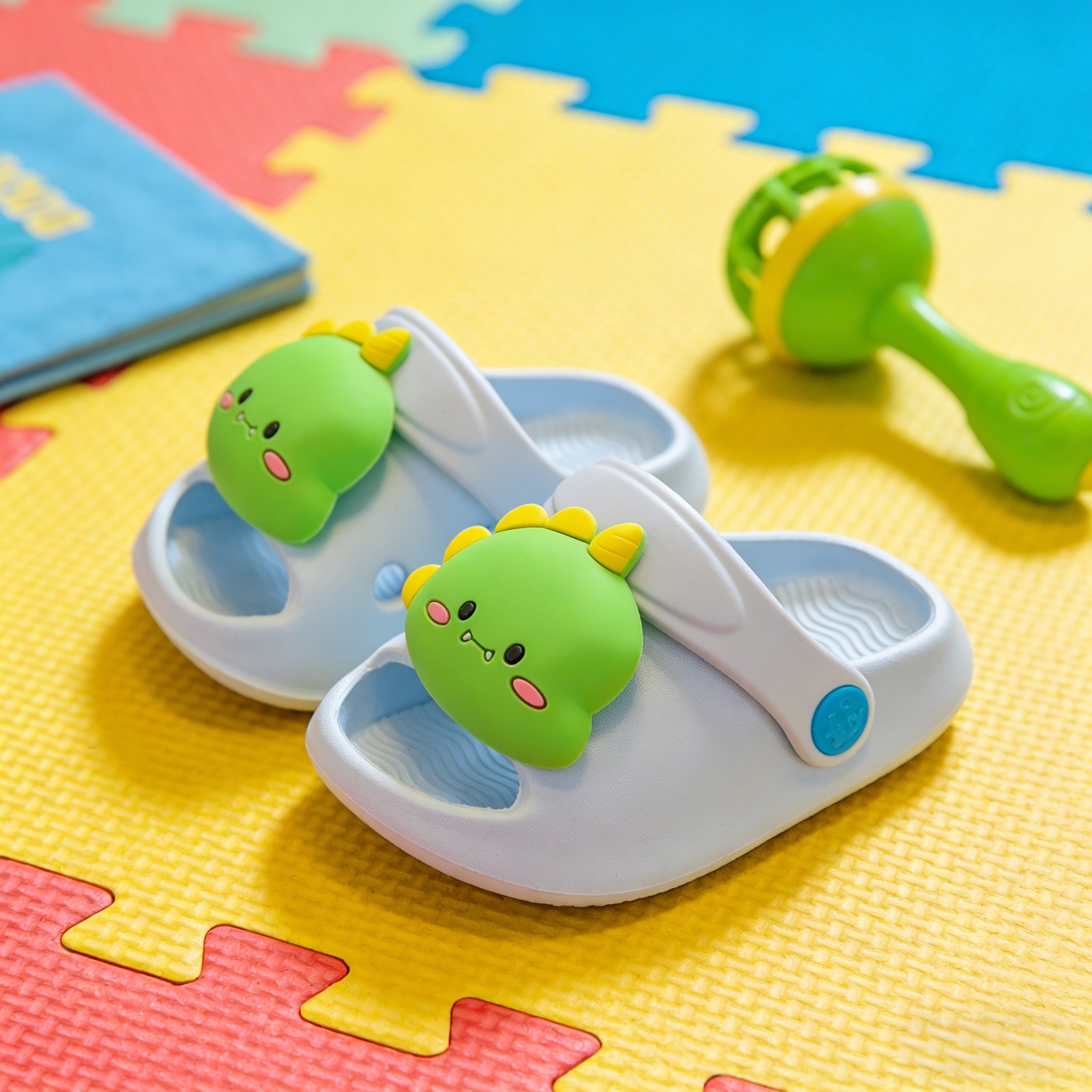 小恐龙宝宝拖鞋男孩夏季卡通儿童凉拖鞋防滑软底女童露趾居家凉拖,童鞋/婴儿鞋/亲子鞋,儿童凉拖鞋,淘宝优惠券,粉丝福利购,淘宝优惠卷