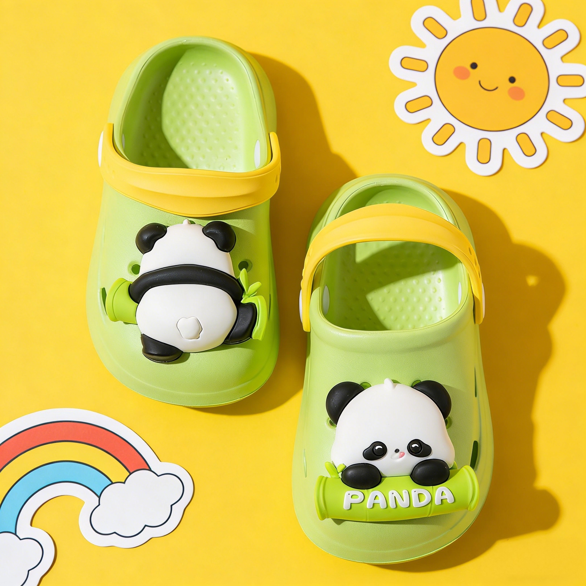 大熊猫儿童拖鞋男女童女孩防滑夏季室内洗澡卡通亲子居家沙滩凉拖,童鞋/婴儿鞋/亲子鞋,儿童凉拖鞋,淘宝优惠券,粉丝福利购,淘宝优惠卷