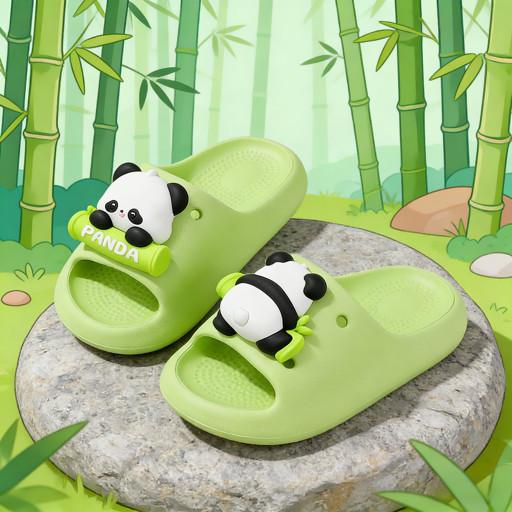 熊猫儿童拖鞋男女童女孩防滑居家凉拖EVA材质洗澡大童可爱外穿夏,童鞋/婴儿鞋/亲子鞋,儿童凉拖鞋,淘宝优惠券,粉丝福利购,淘宝优惠卷