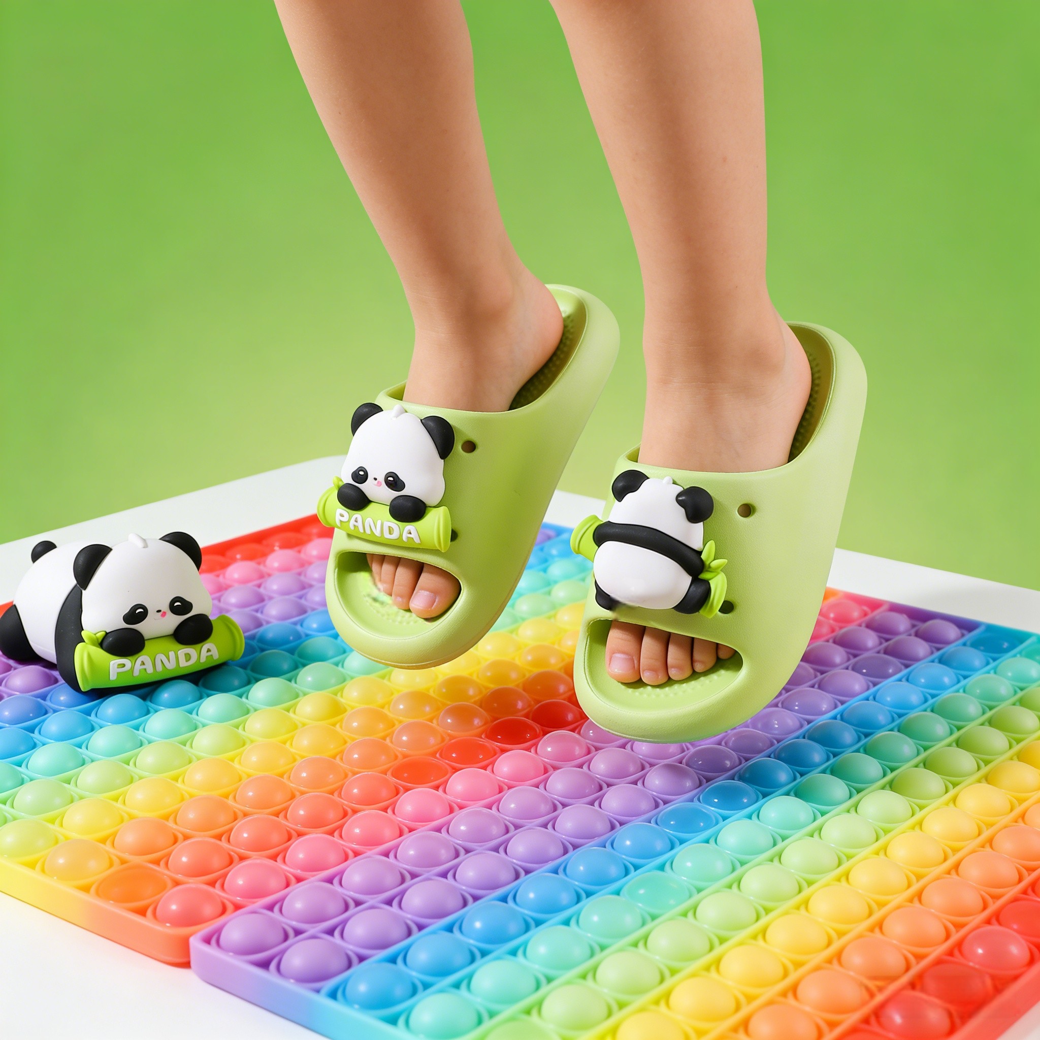熊猫儿童拖鞋男女童女孩防滑夏季室内EVA凉拖鞋洗澡大童居家凉拖,童鞋/婴儿鞋/亲子鞋,儿童凉拖鞋,淘宝优惠券,粉丝福利购,淘宝优惠卷
