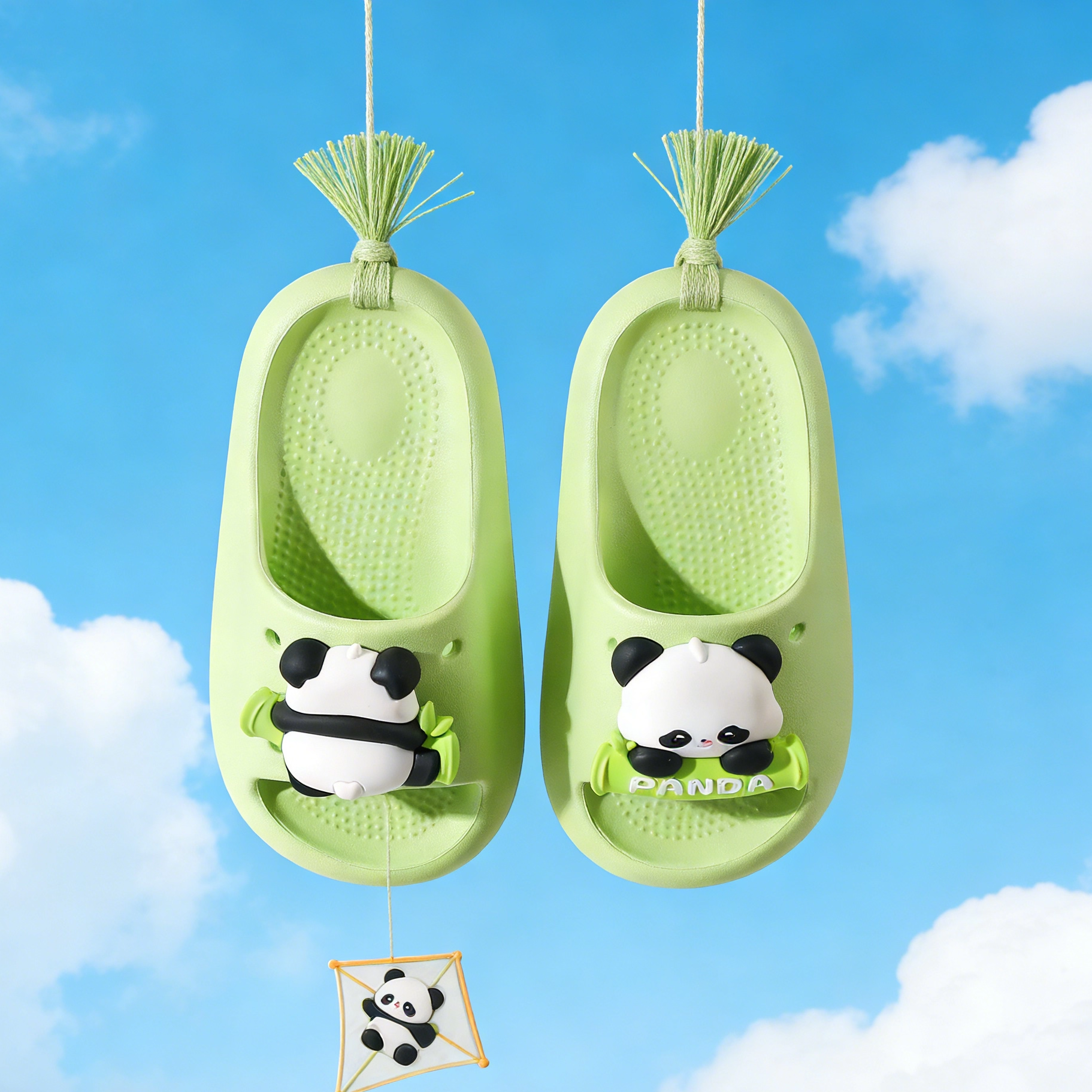 熊猫儿童拖鞋女童男童女孩防滑凉拖夏室内EVA材质洗澡大童一字拖,童鞋/婴儿鞋/亲子鞋,儿童凉拖鞋,淘宝优惠券,粉丝福利购,淘宝优惠卷
