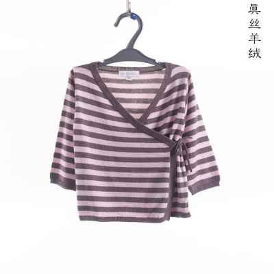 新生儿和尚服长袖斜襟羊绒衫