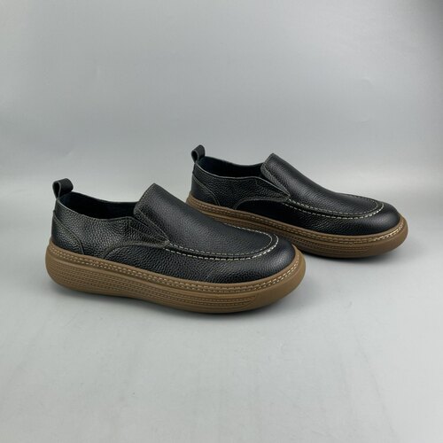 四季百搭外贸款套脚男皮鞋热销